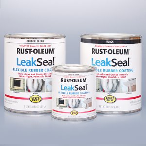 [Rust-Oleum] 러스트올럼 릭씰 페인트 / 방수고무코팅 / 누수방지 / 녹방지 / 습기차단 /컬러,용량 옵션/Stops Rust/ LeakSeal Brush / Flexible Rubber Coating /미국생산